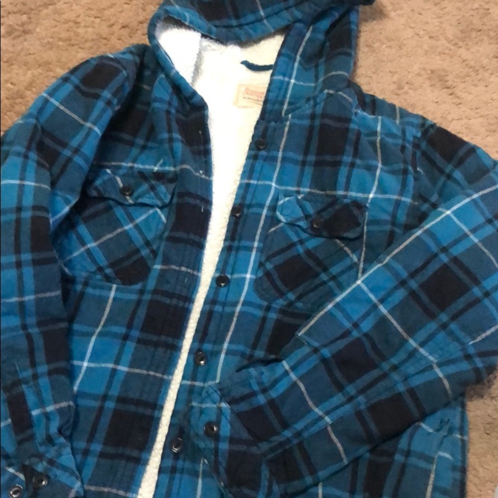 Girls flannel sweater
